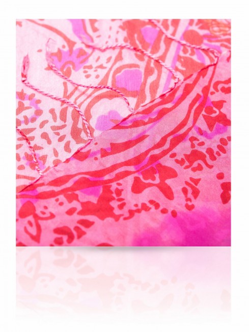 Палантин Женский S-ANIMAL.PAISLEY/FUCS